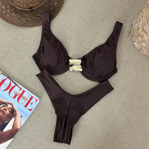 Underwire Swimwear, Two-Piece Bikini Set for Women