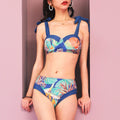 The Palermo Tropical Bikini & Sarong Set