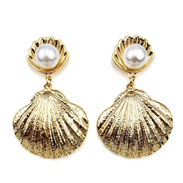 The Cyclades Pearl Shell Earrings
