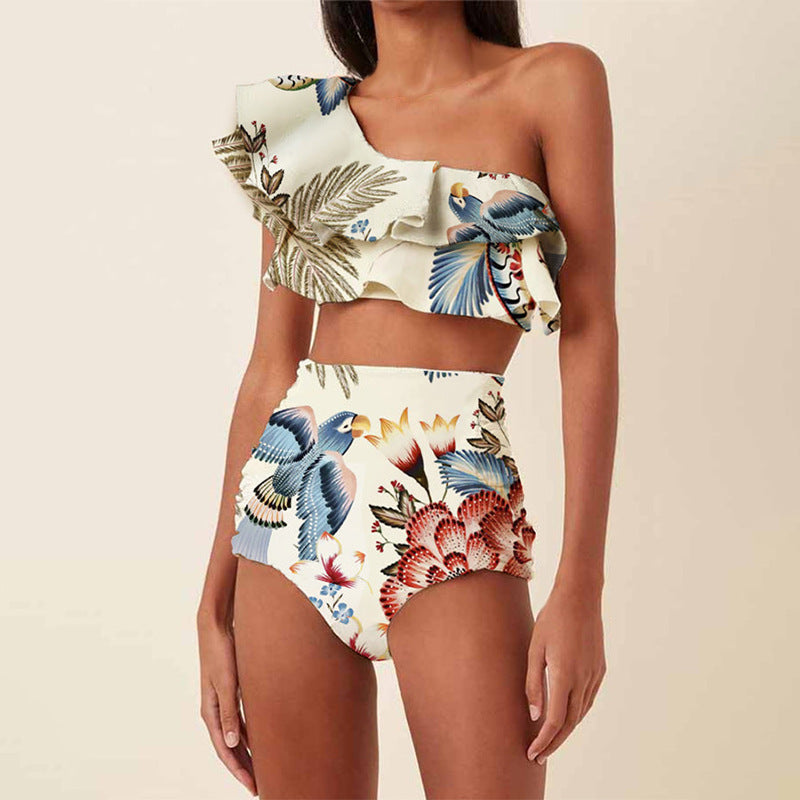 The San Remo Floral Swimsuit & Wrap Set