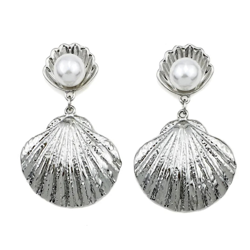 The Cyclades Pearl Shell Earrings