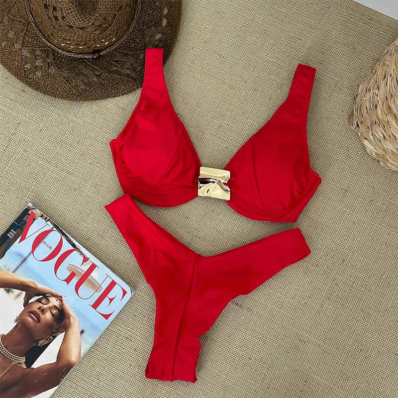 Underwire Swimwear, Two-Piece Bikini Set for Women