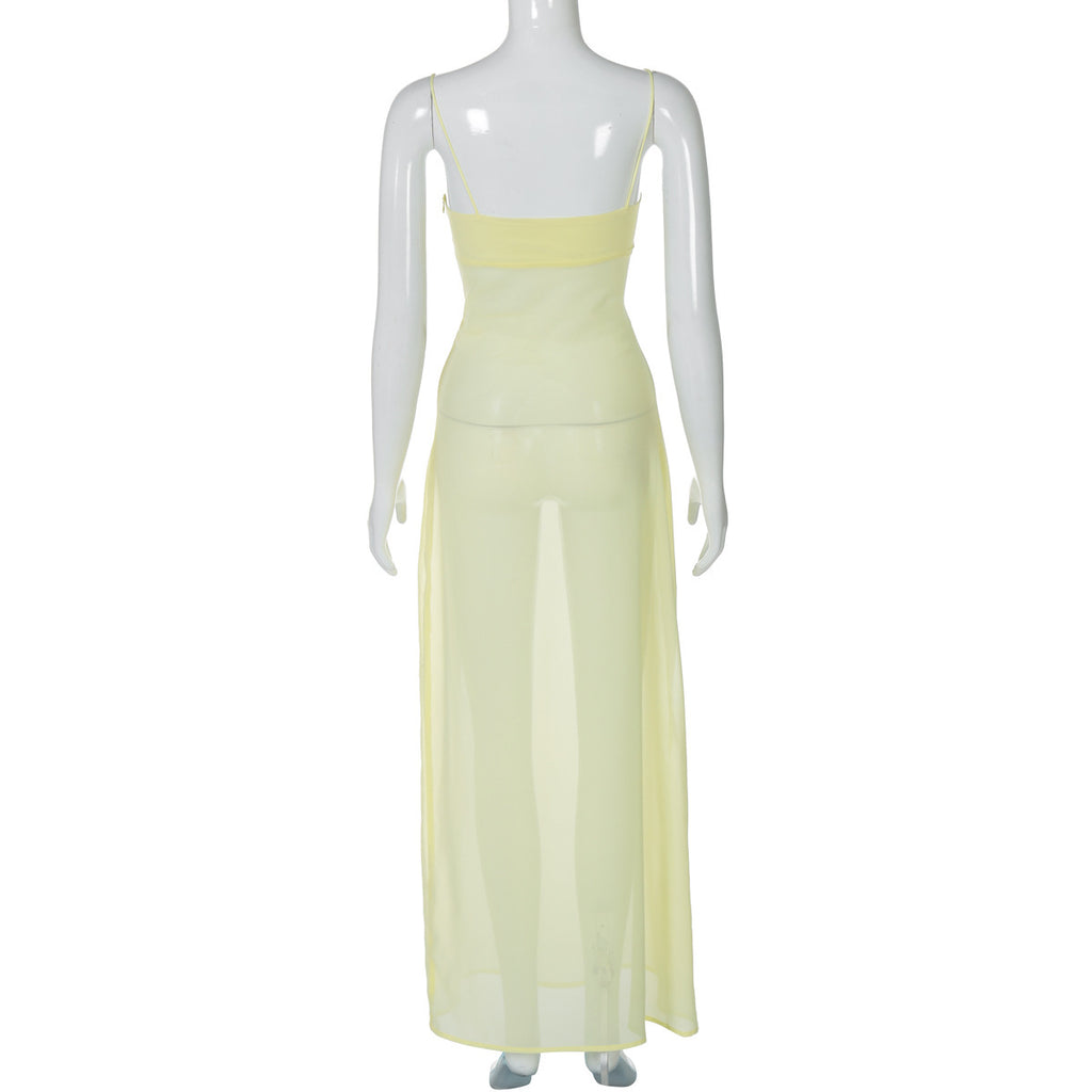 The Paloma Sheer Mesh Cover-Up Dress
