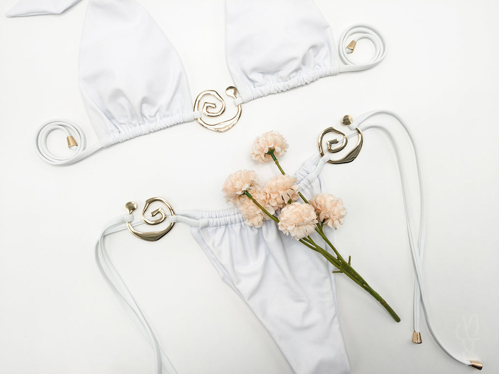 The Antibes Duo: Noir & Blanc Bikini Set