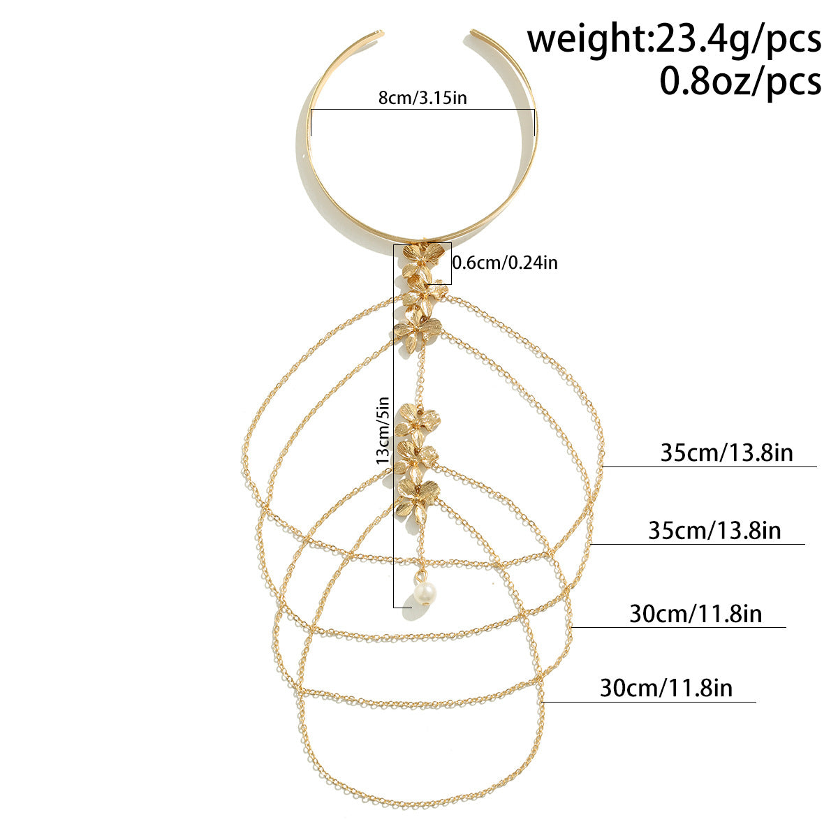 The Cascading Waterfall Arm Cuff