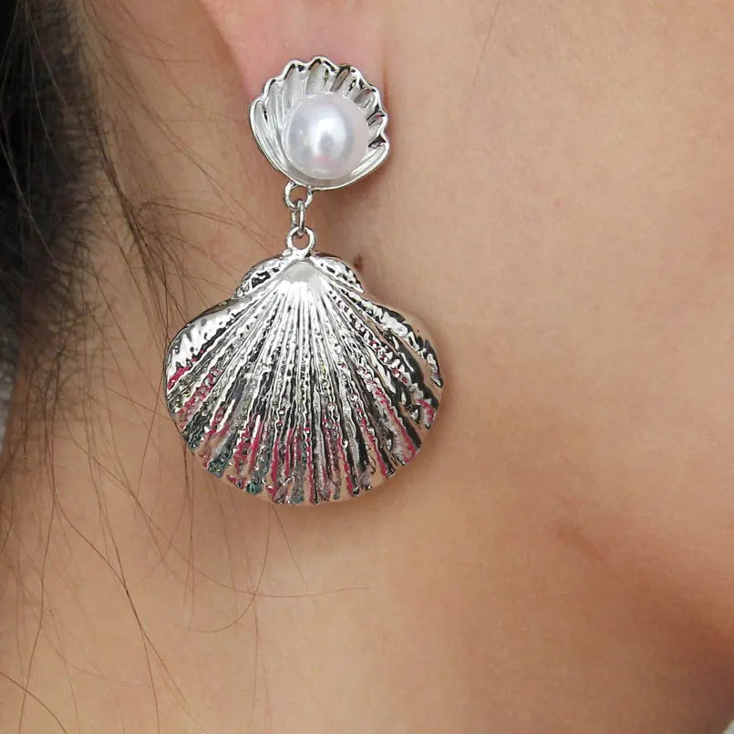 The Cyclades Pearl Shell Earrings