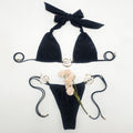 The Antibes Duo: Noir & Blanc Bikini Set