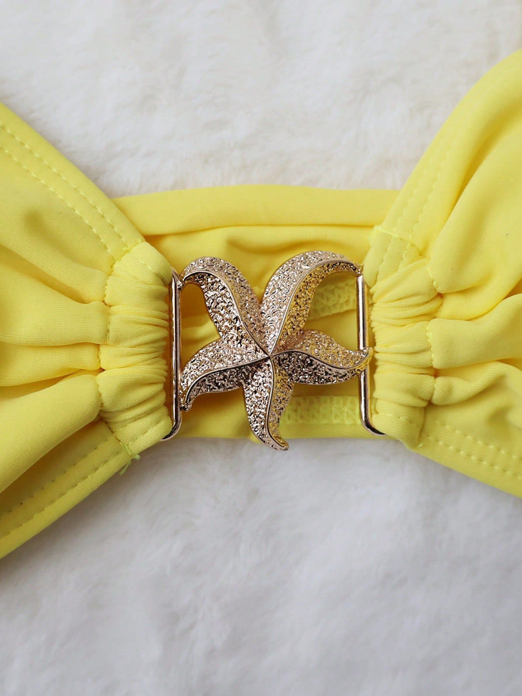 The Valencia Gold Hardware Bikini Set