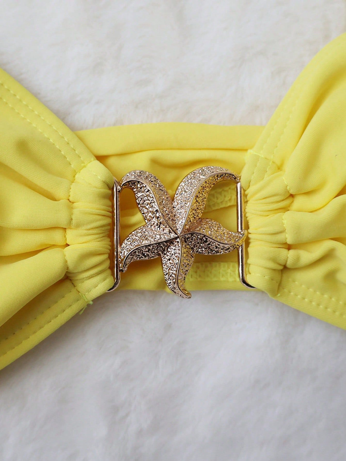 The Valencia Gold Hardware Bikini Set