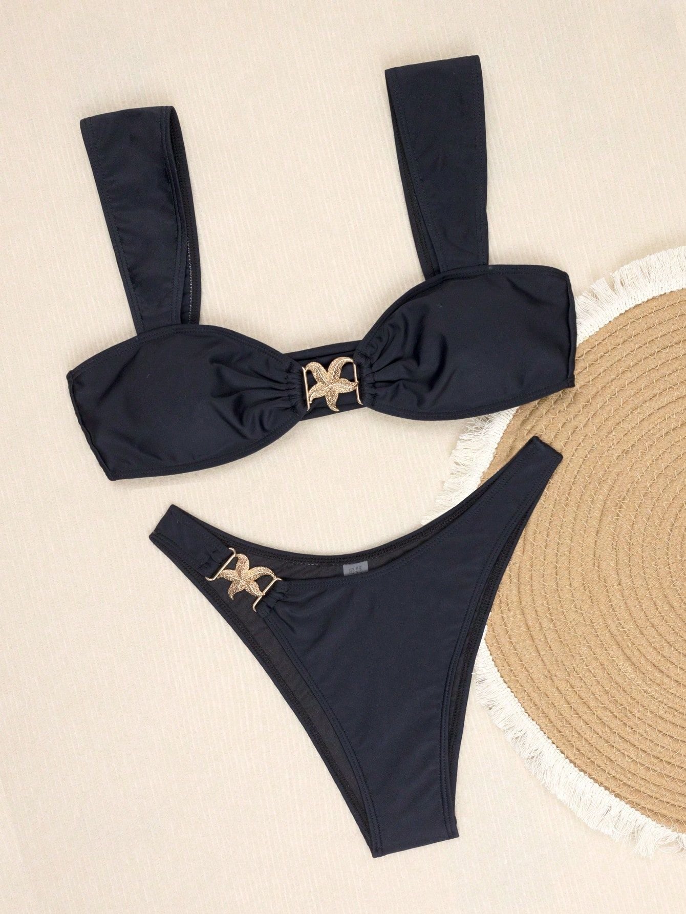 The Valencia Gold Hardware Bikini Set