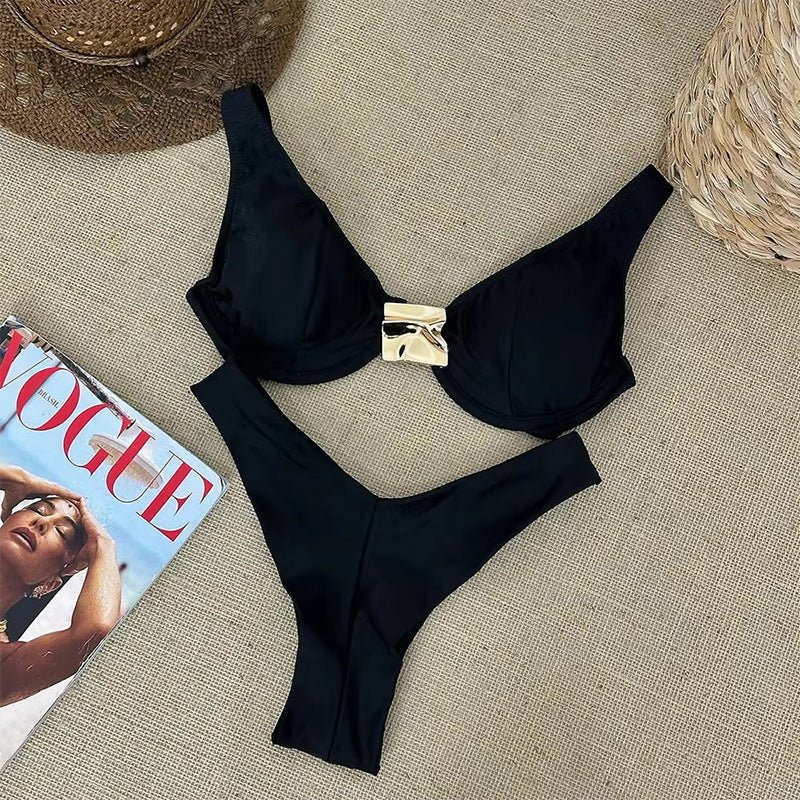 Underwire Swimwear, Two-Piece Bikini Set for Women