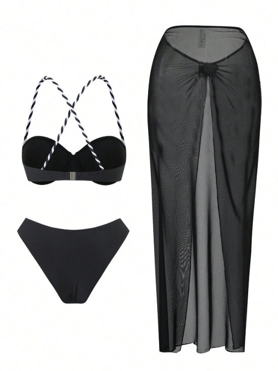 The Capri Pearl-Trim 3-Piece Set