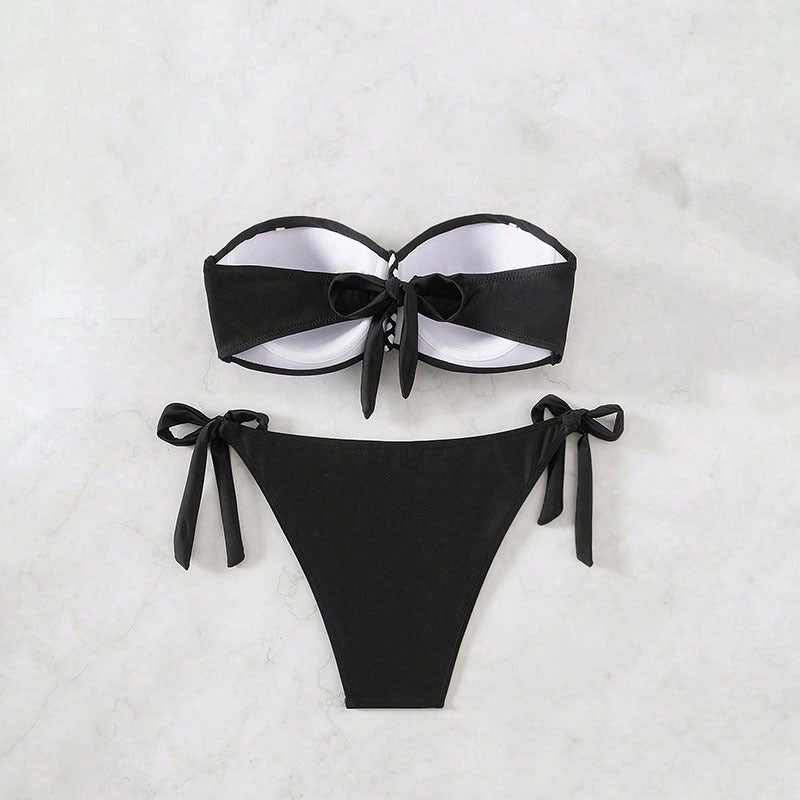 The Ibiza Braided Bandeau Bikini Set
