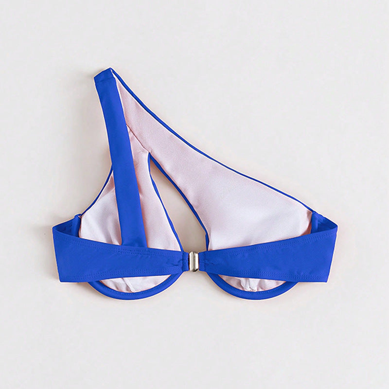 The Porto Cervo One-Shoulder Bikini Top